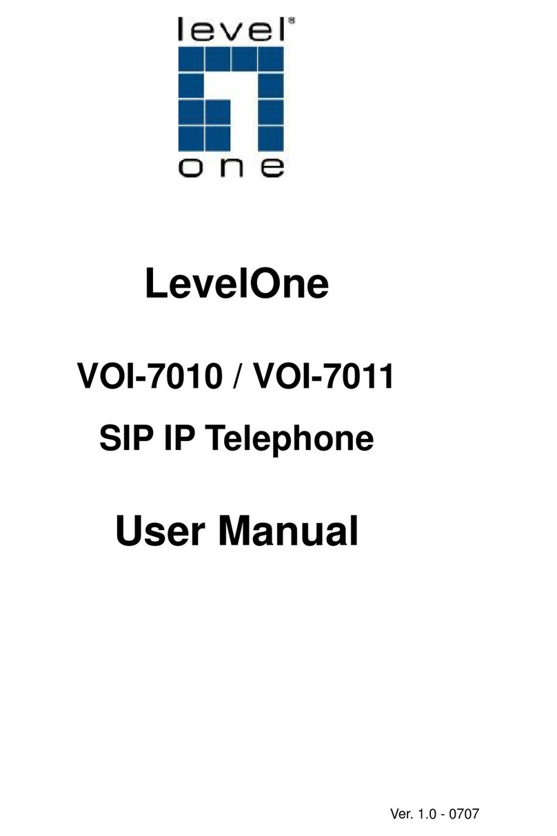 LevelOne VOI-7011 User manual