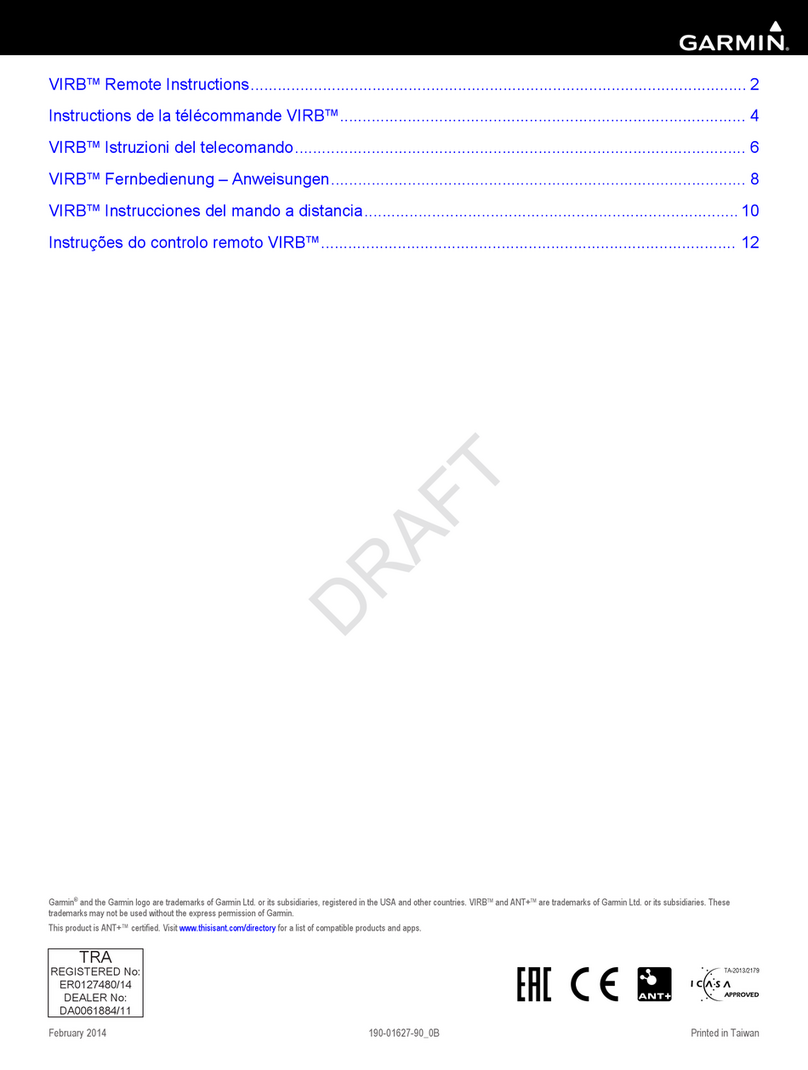 Garmin VIRB instructions