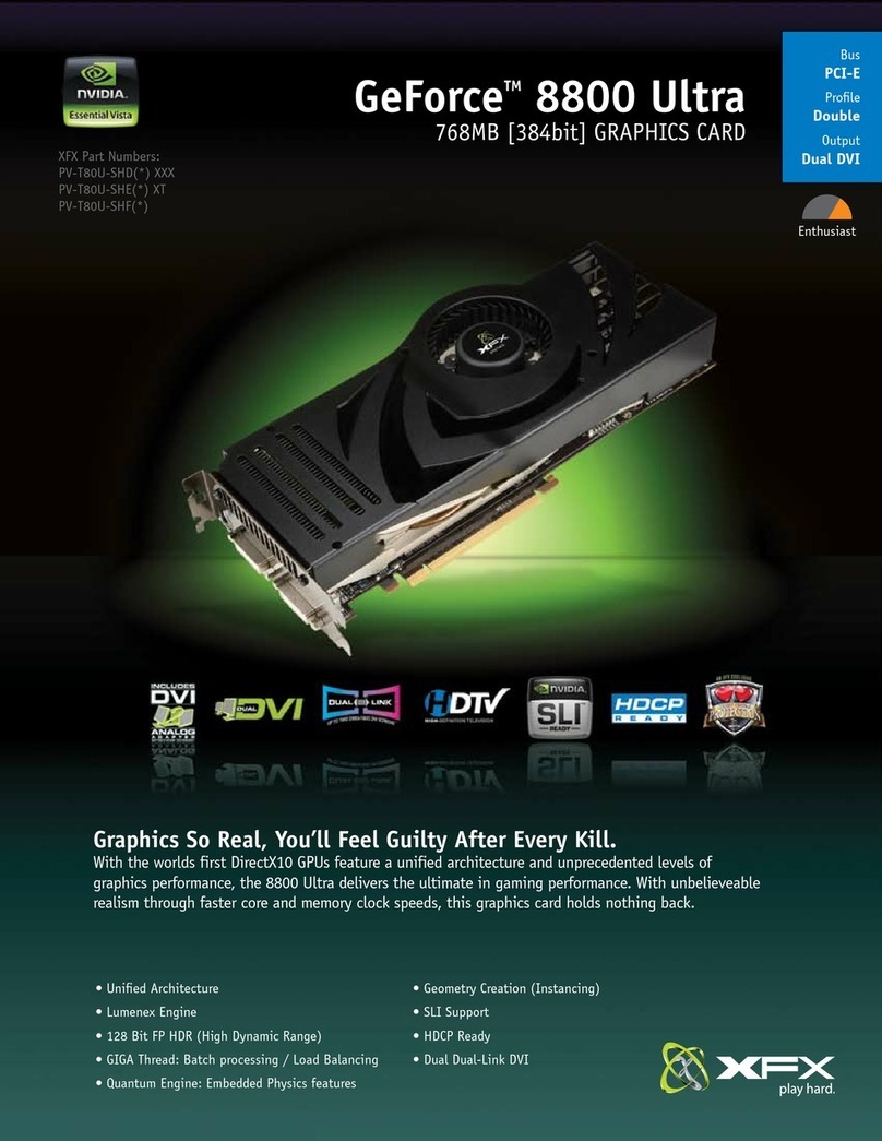 XFX GeForce 8800 Ultra User manual