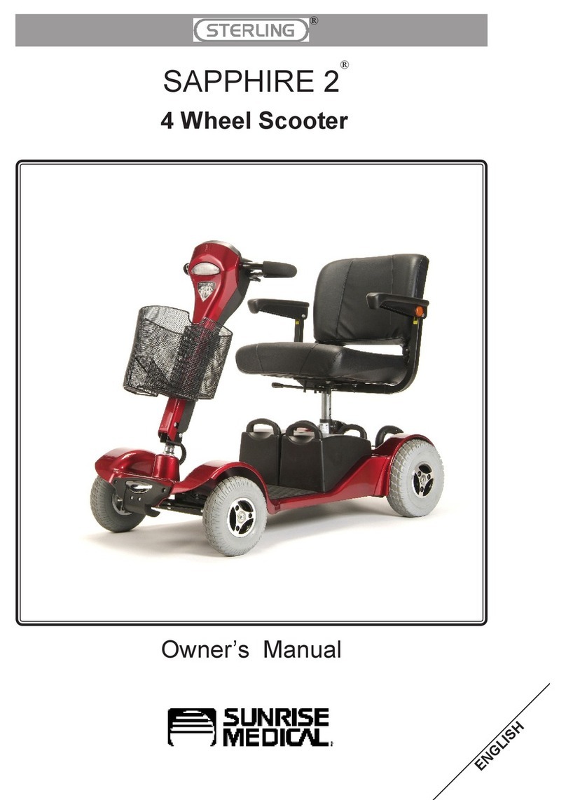 Sunrise Medical Sapphire 2 User manual