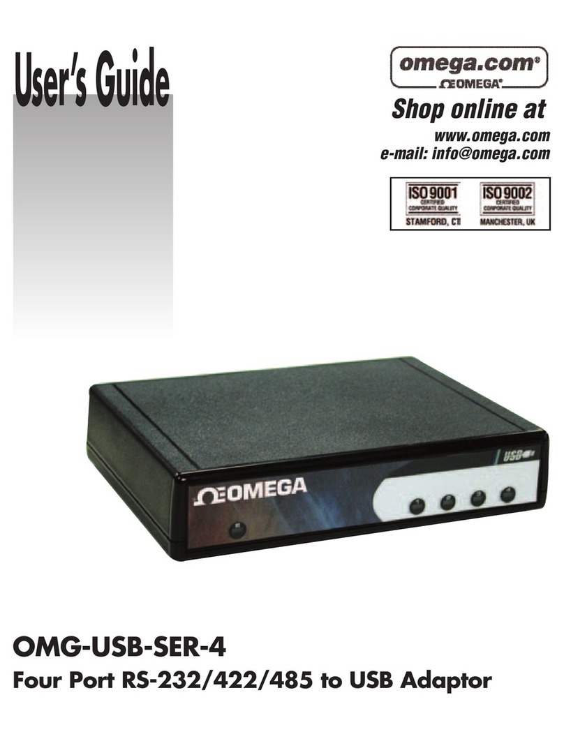 Omega OMG-USB-SER-4 user guide
