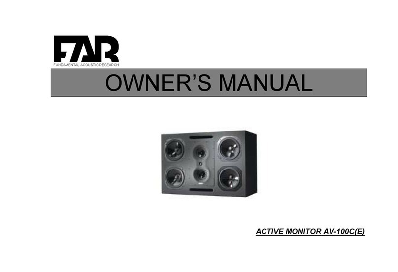 FAR AV-100C owner's manual