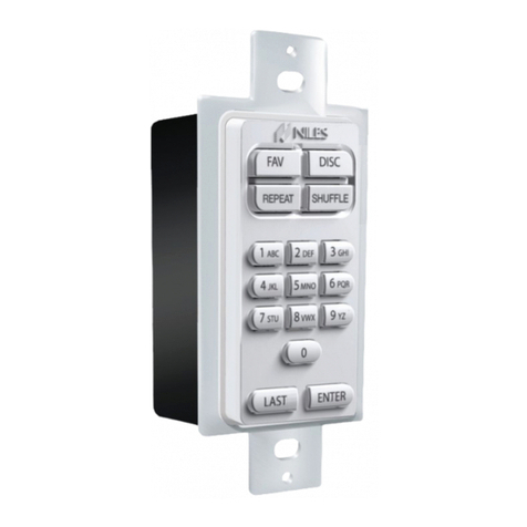 Niles NUMERIC-6P Installation and operation manual
