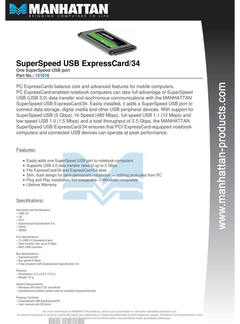 Manhattan 151016 Specifications