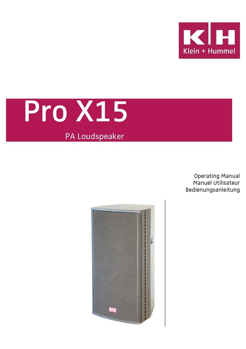 K+H Vertriebs Pro X15 operating manual K+H Vertriebs Pro X15 operating manual