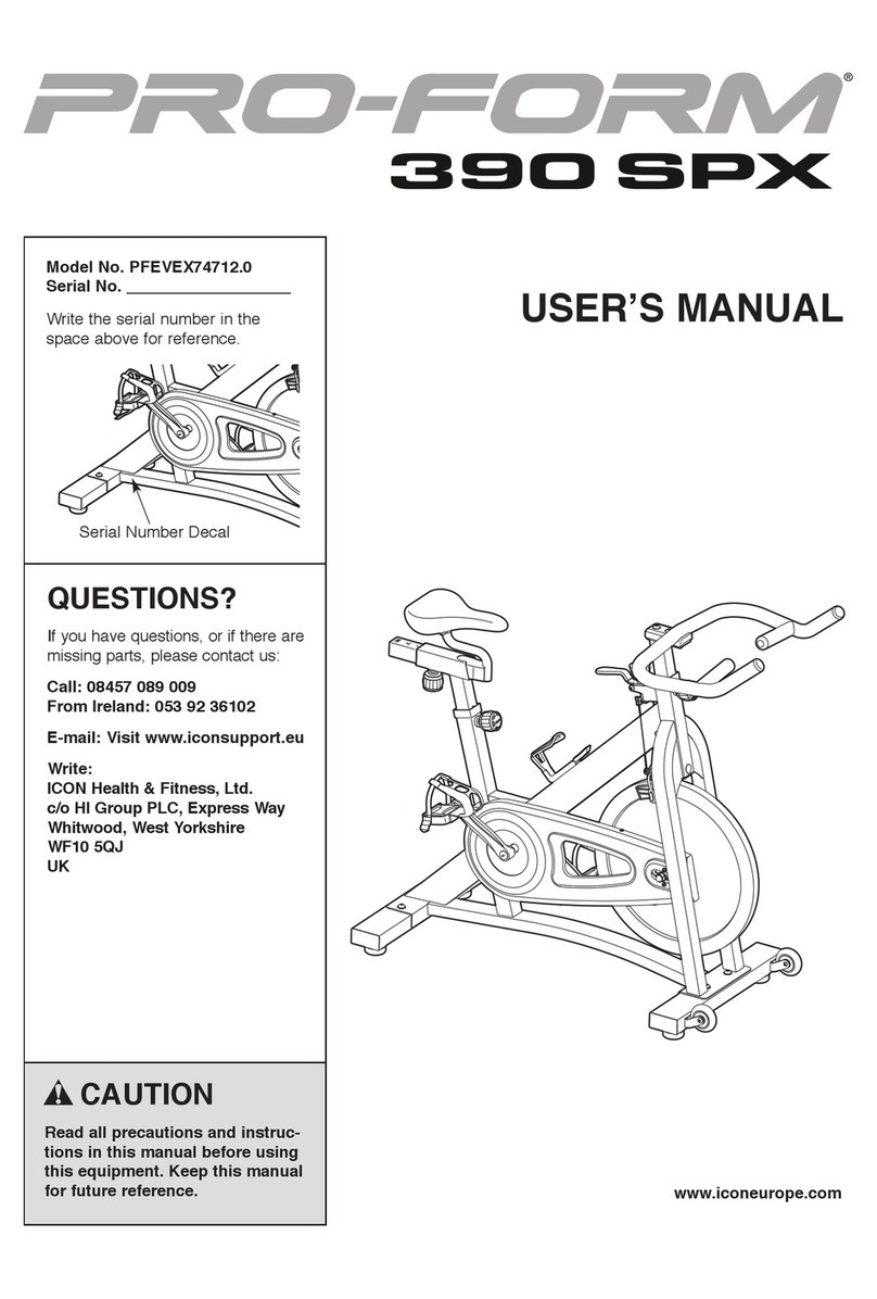 Pro-Form PFEVEX74712.0 User manual