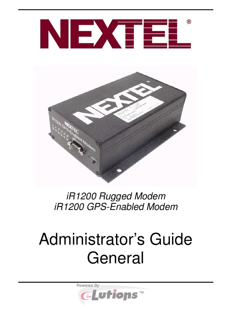 Nextel iR1200 GPS Administrator's guide