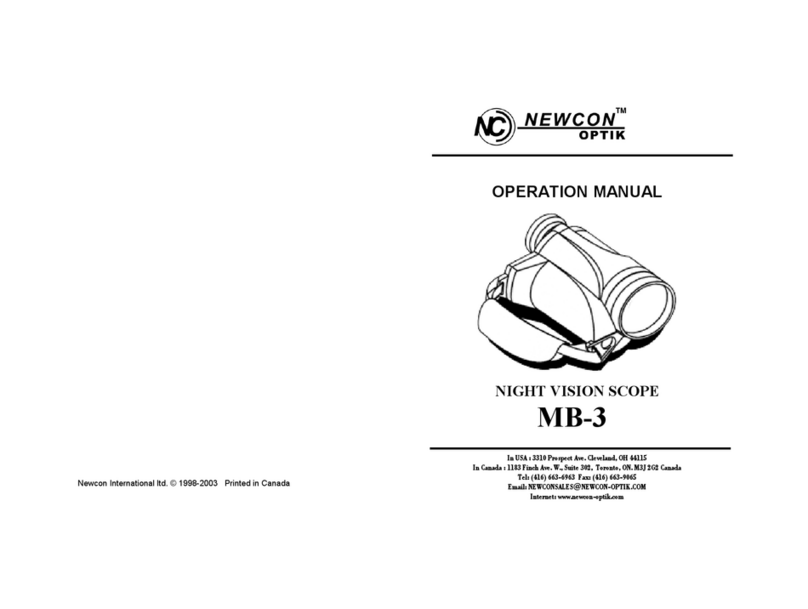 Newcon Optik MB-3 Operation manual
