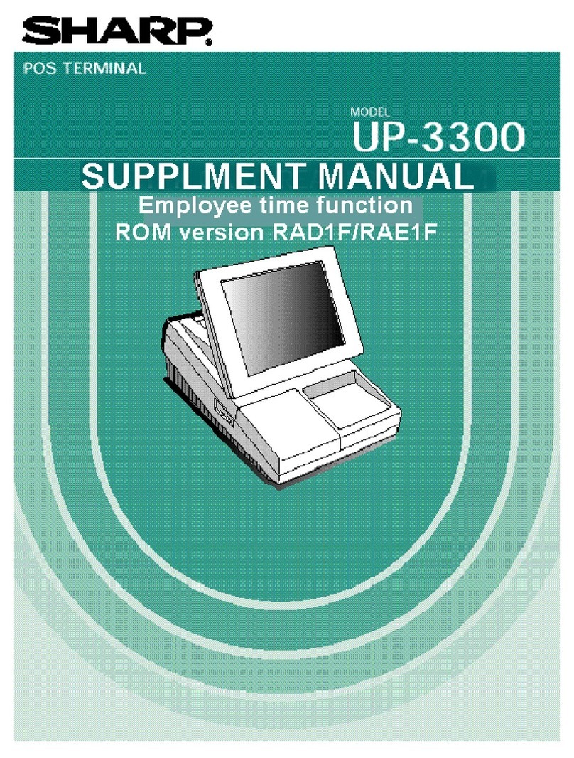 Sharp UP-3300 Supplement manual