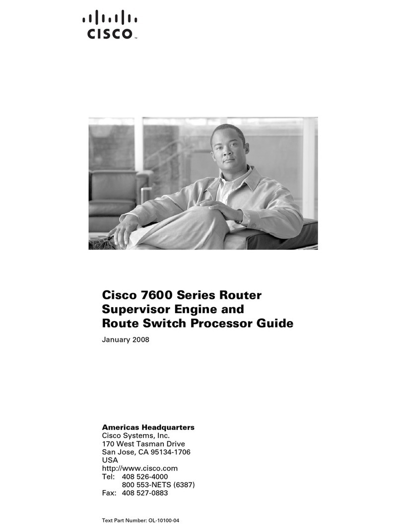 Cisco 7600 Series User manual