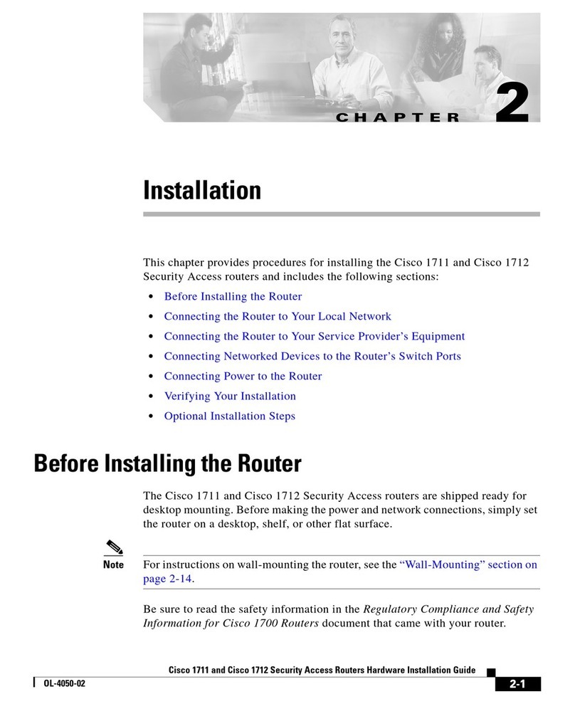 Cisco 1712 - Security Access Router Manual Cisco 1712 - Security Access Router Manual