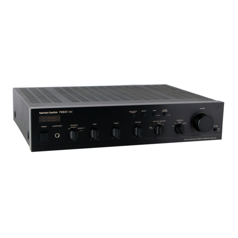 Harman Kardon PM645 Vxi Technical manual