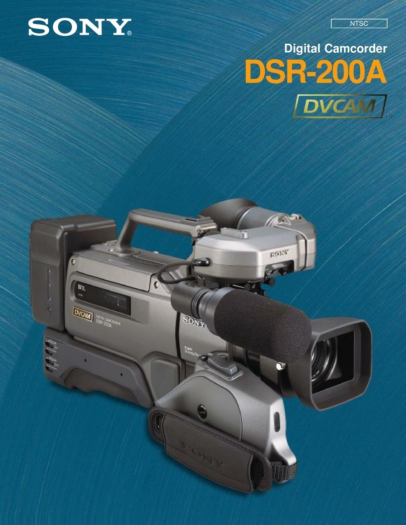 Sony DSR-200A User manual