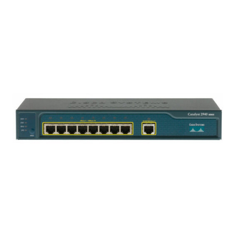 Cisco Catalyst Series Switch 2940 Installation guide