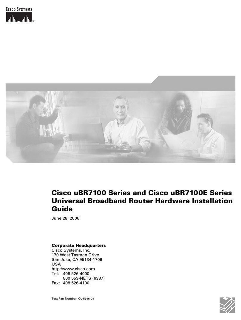 Cisco uBR7100 Series Manual