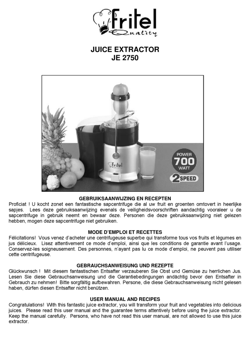 Fritel JE 2750 user manual