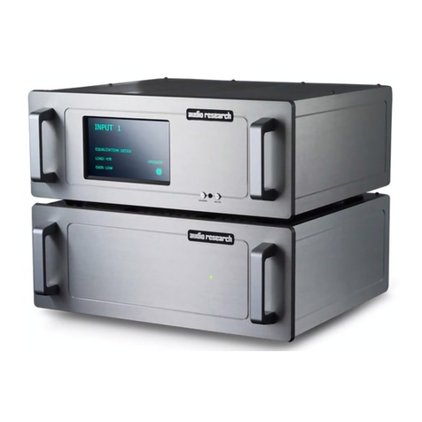 Audio Research REFERENCE PHONO 10 User manual