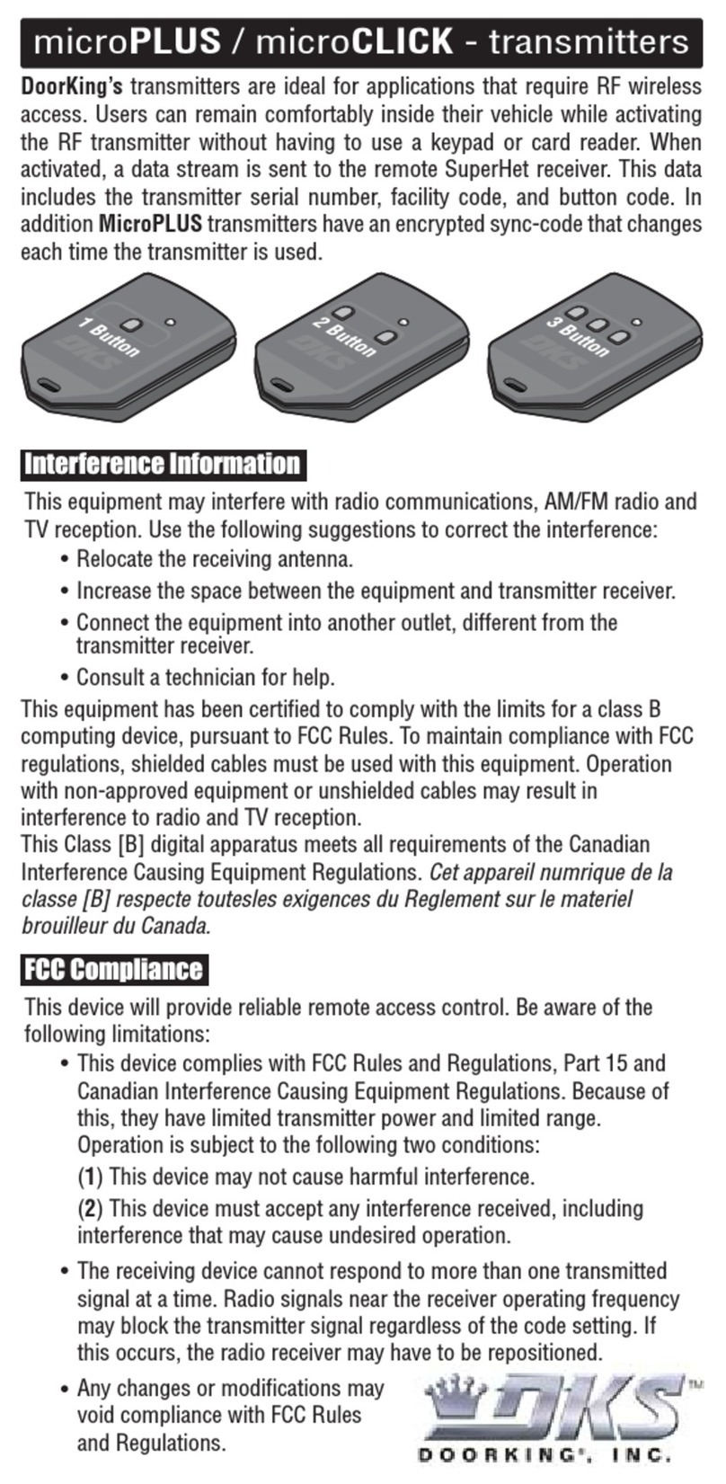 DKS microPLUS User manual