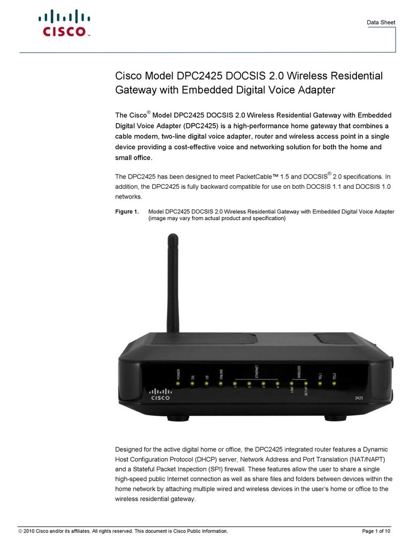 Cisco DPC2425 User manual