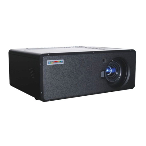 Digital Projection E-Vision WXGA 600 User manual