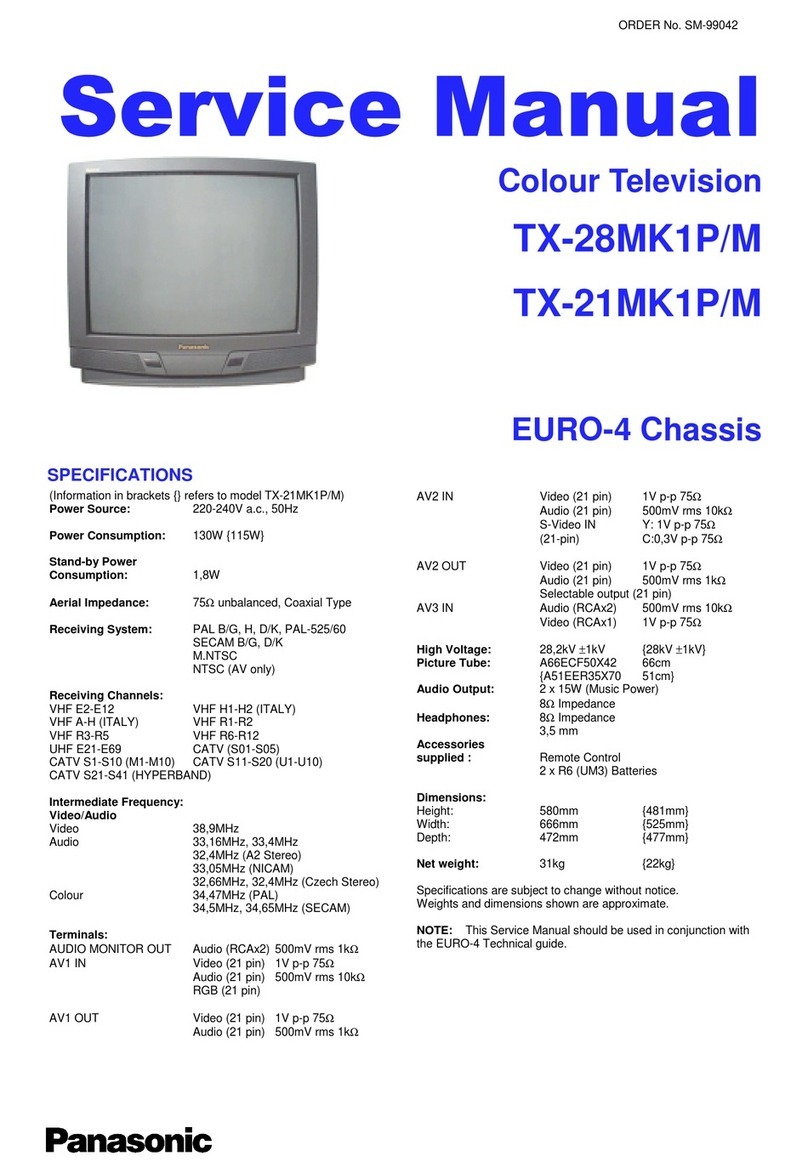 Panasonic TX-28MK1P/M User manual Panasonic TX-28MK1P/M User manual