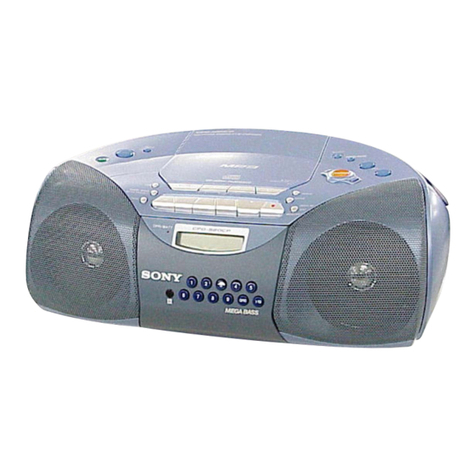 Sony CFD-S20CP - Cd Radio Cassette-corder User manual