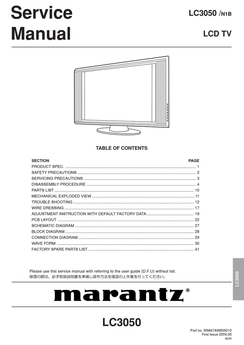 Marantz LC3050 User manual Marantz LC3050 User manual