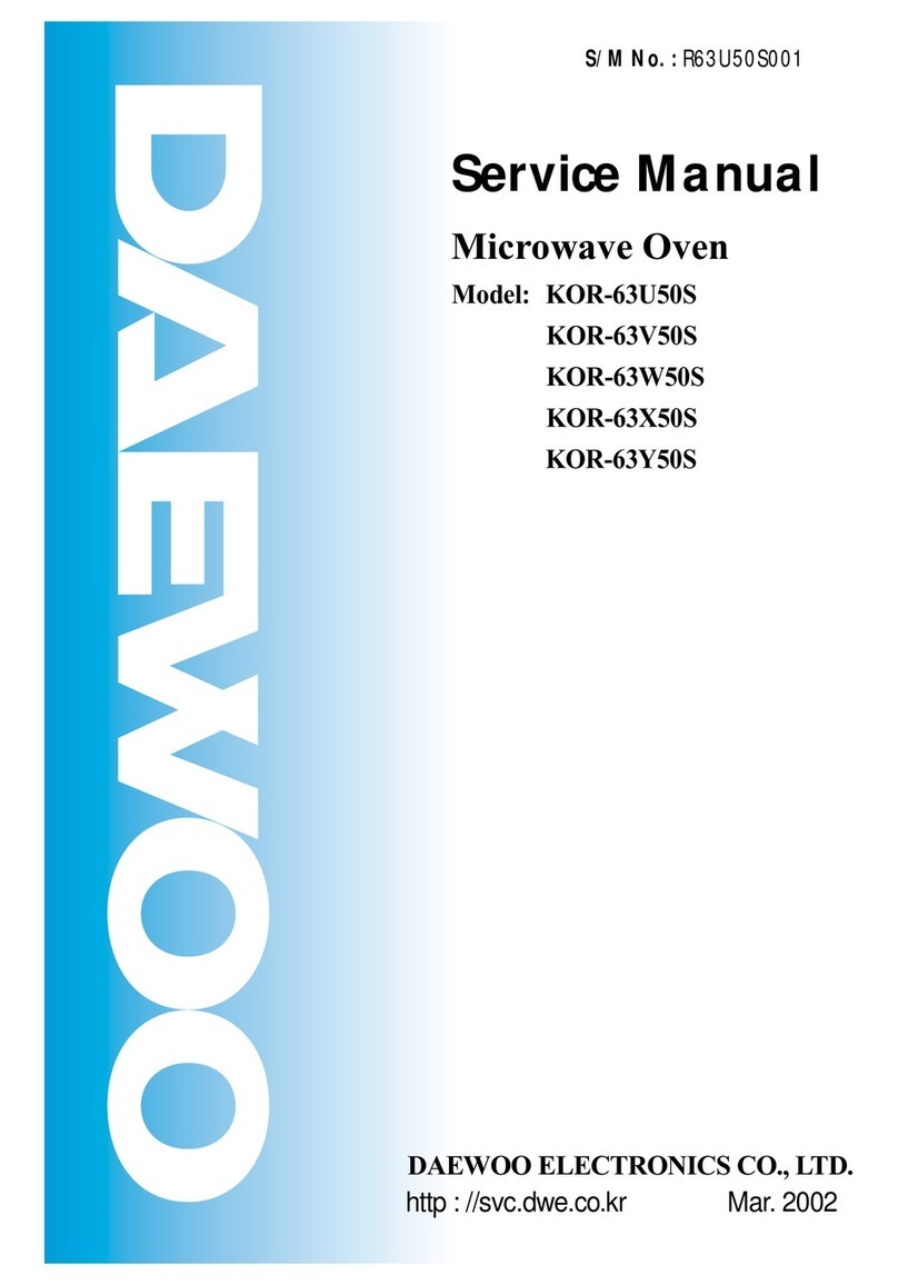 Daewoo KOR-63U50S Service manual