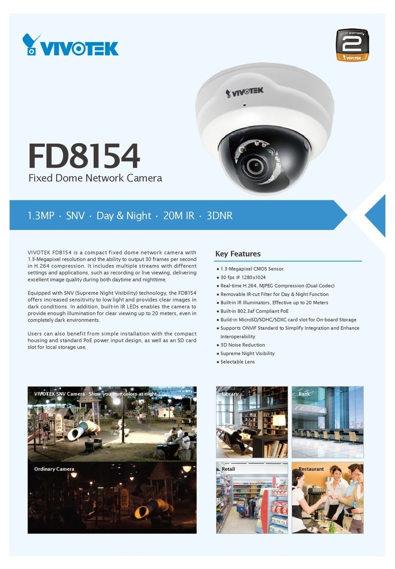 Vivotek FD8154 Brochure & specs