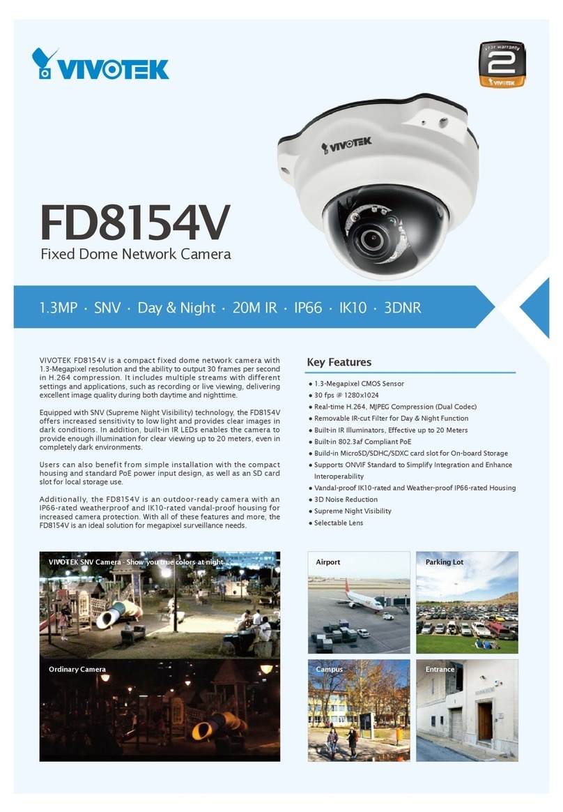 Vivotek FD8154V Brochure & specs