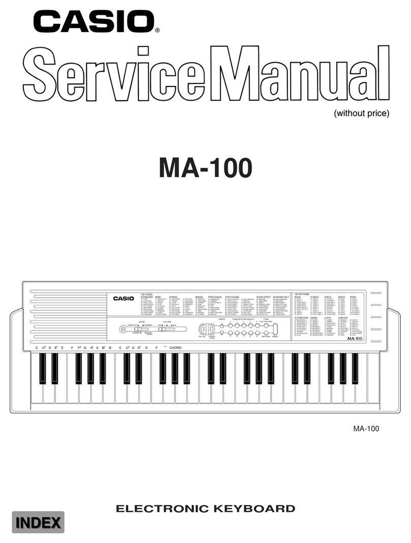 Casio MA-100 User manual Casio MA-100 User manual