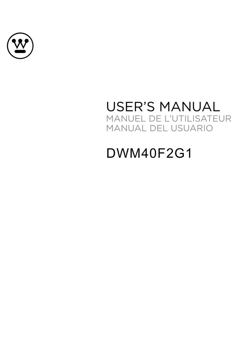 Westinghouse DWM40F2G1 User manual Westinghouse DWM40F2G1 User manual