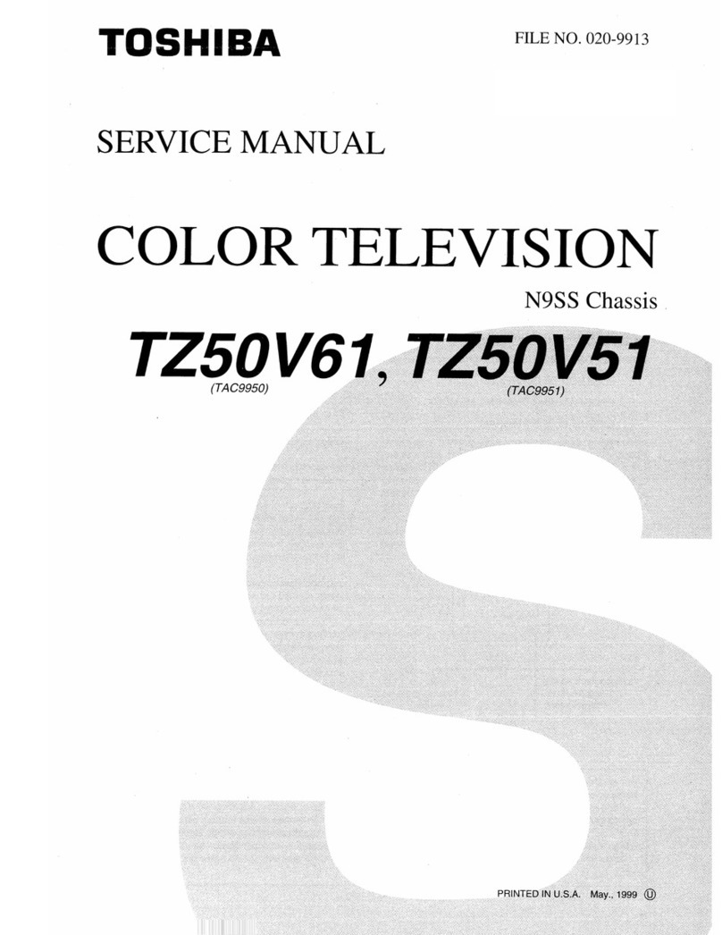Toshiba ColorStream TZ50V61 User manual