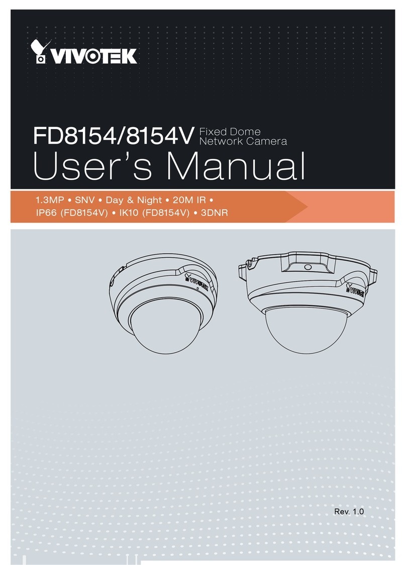 Vivotek FD8154 User manual Vivotek FD8154 User manual