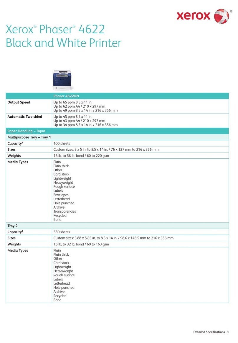Xerox Phaser 4622 User manual