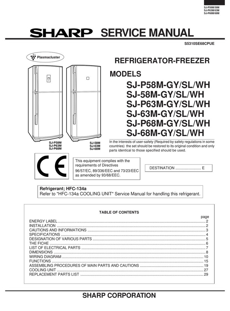 Sharp SJ-P58M-GY User manual
