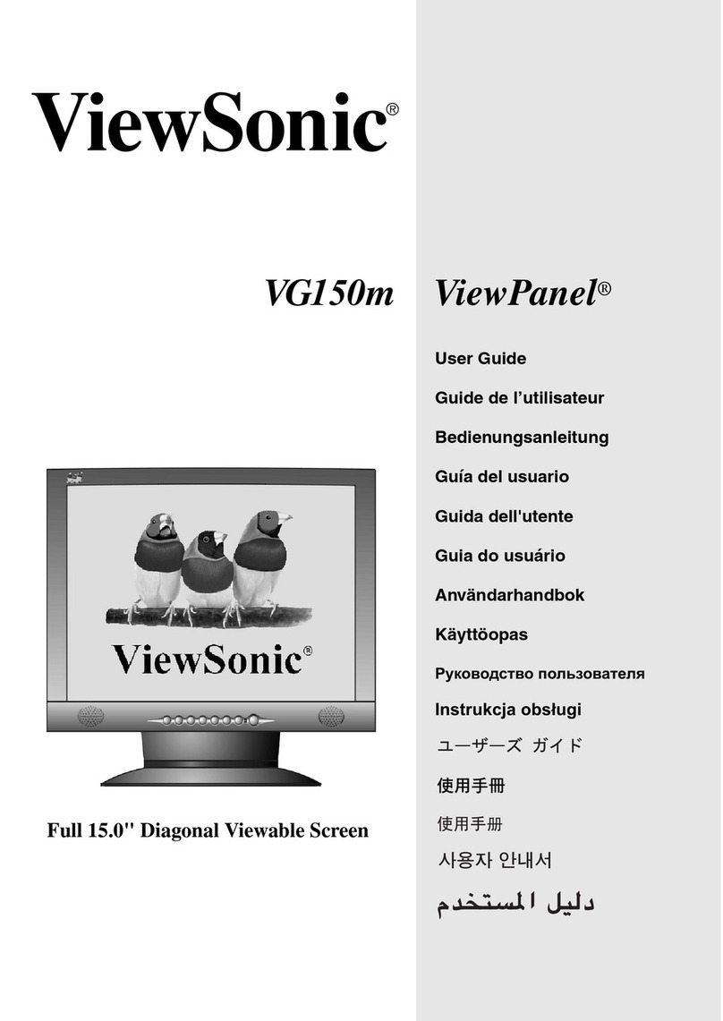 ViewSonic VG150m User manual