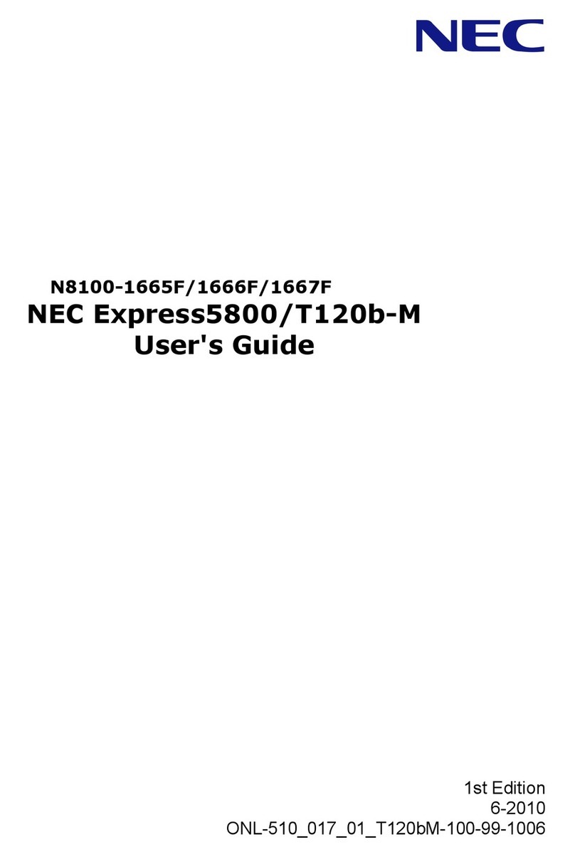 NEC NEC Express5800 Series user guide