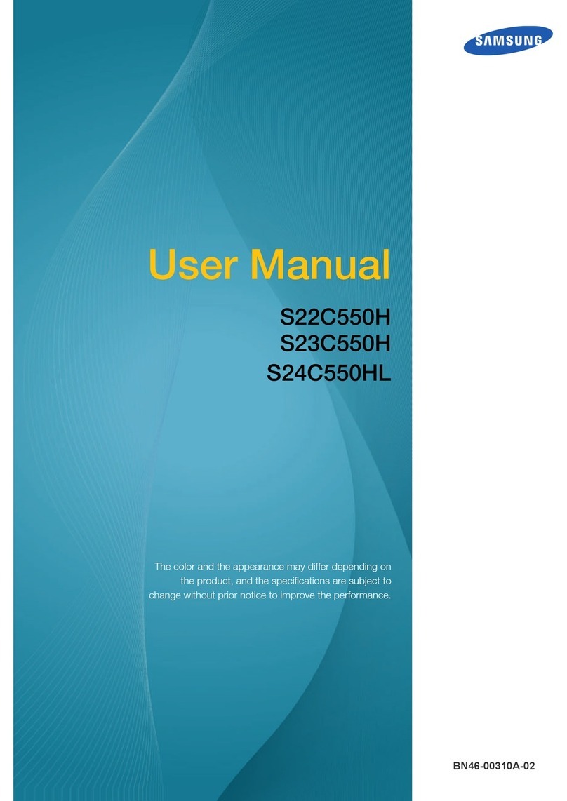 Samsung S22C550H User manual