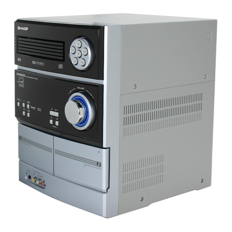 Sharp CD-SW330 User manual