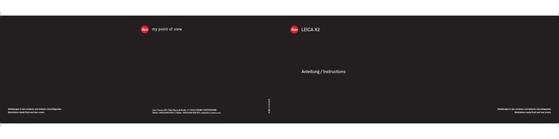 Leica X2 User manual