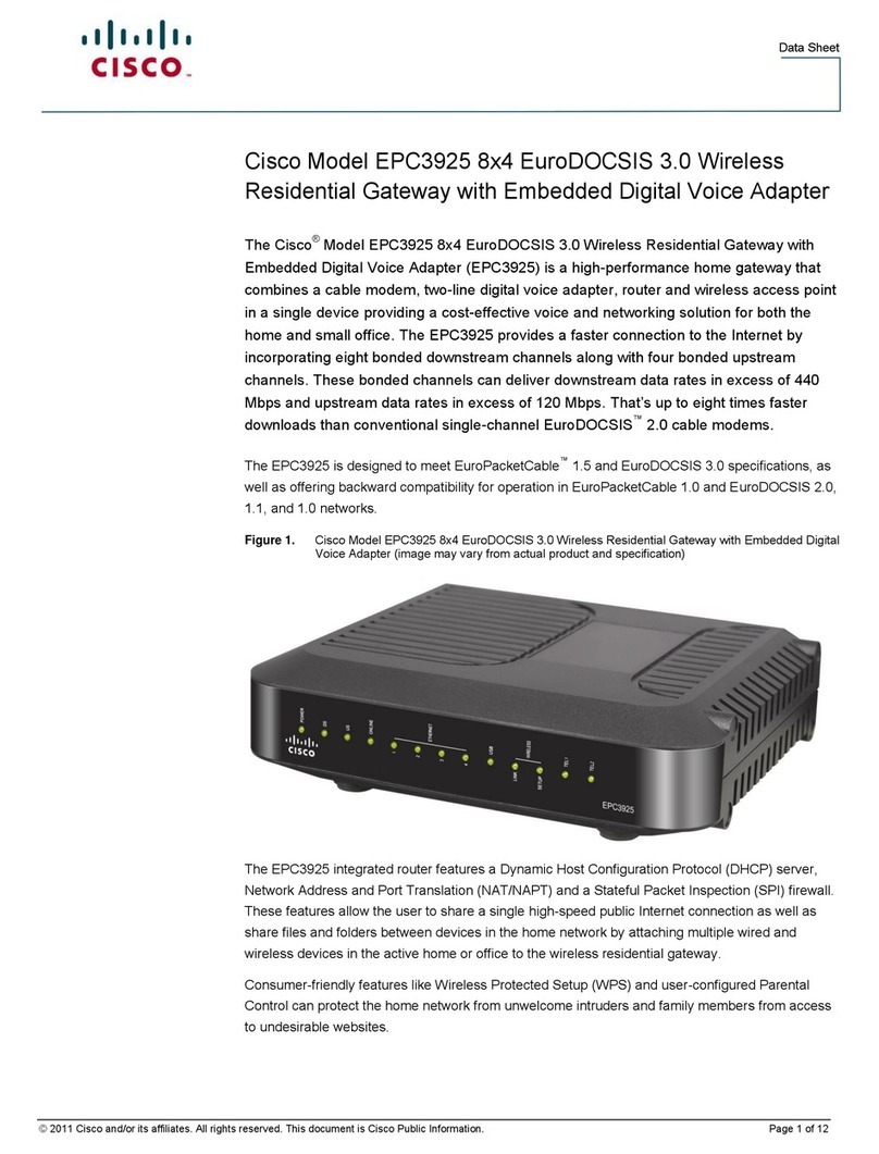 Cisco EPC3925 User manual