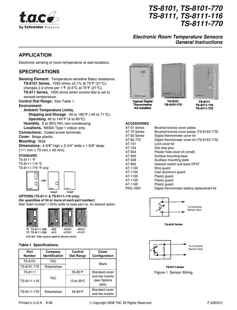t.a.c. TS-8101 General instructions