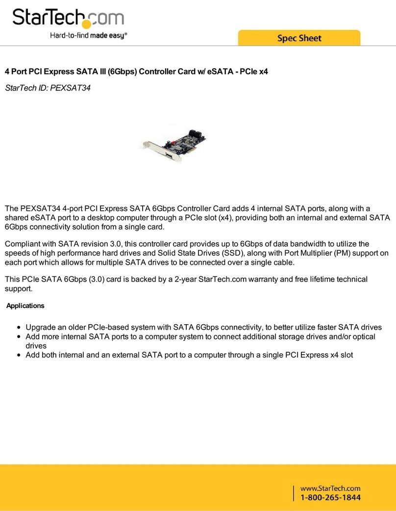 StarTech.com PEXSAT34 System manual