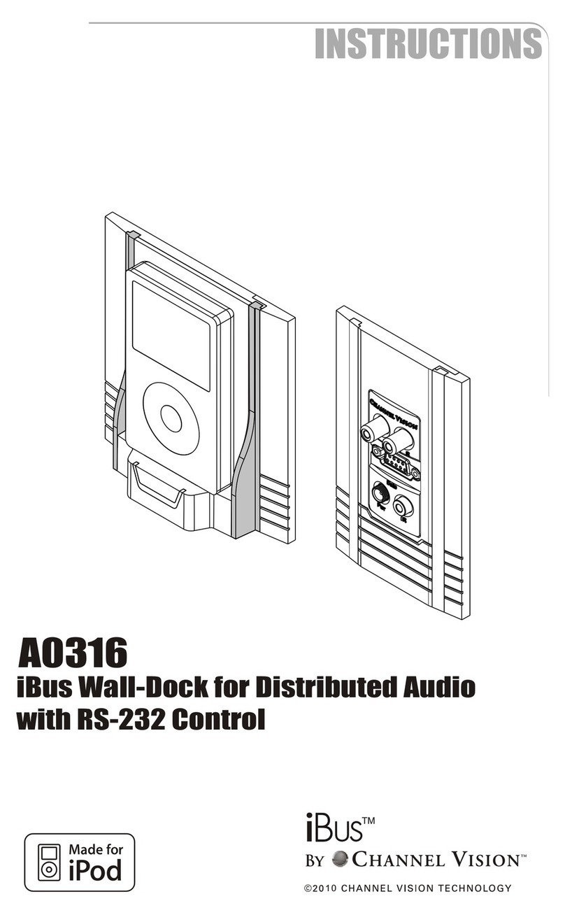 Channel Vision A0316 User manual