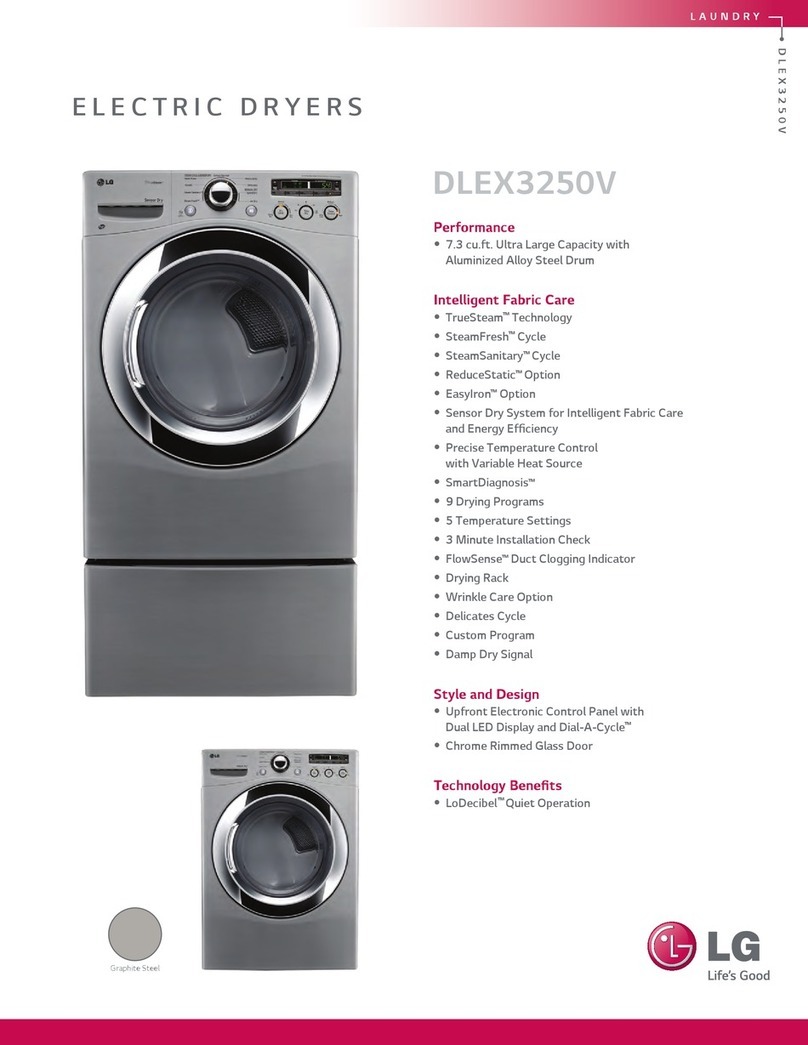LG DLEX3250V User manual
