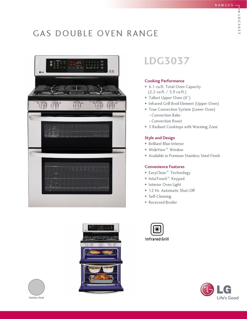 LG LDG3037 User manual