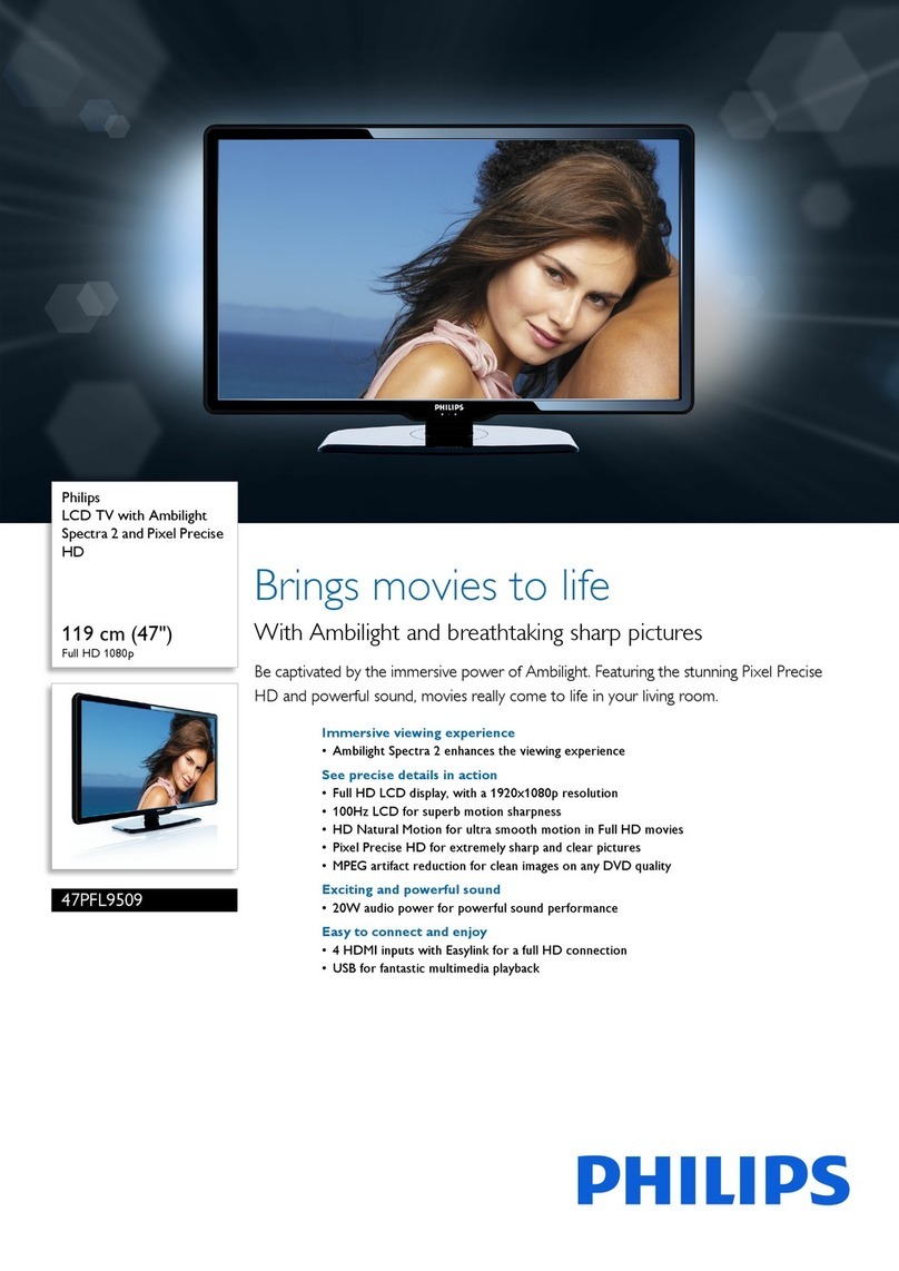 Philips 47PFL9509 User manual