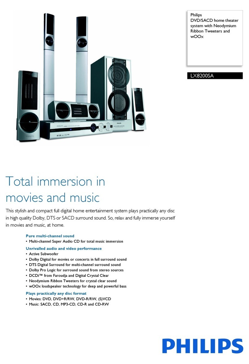 Philips LX 8200SA User manual
