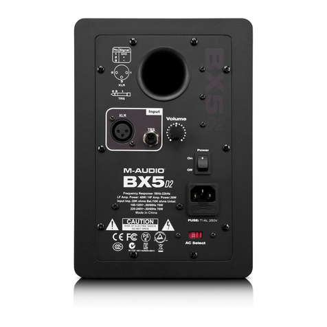 M-Audio BX5 D2 User manual